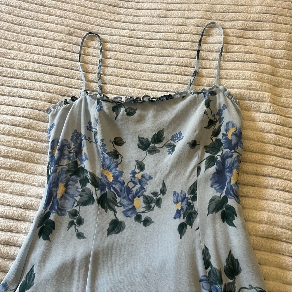Reformation Lilibet Dress in Fresh Air - Picture 8 of 13